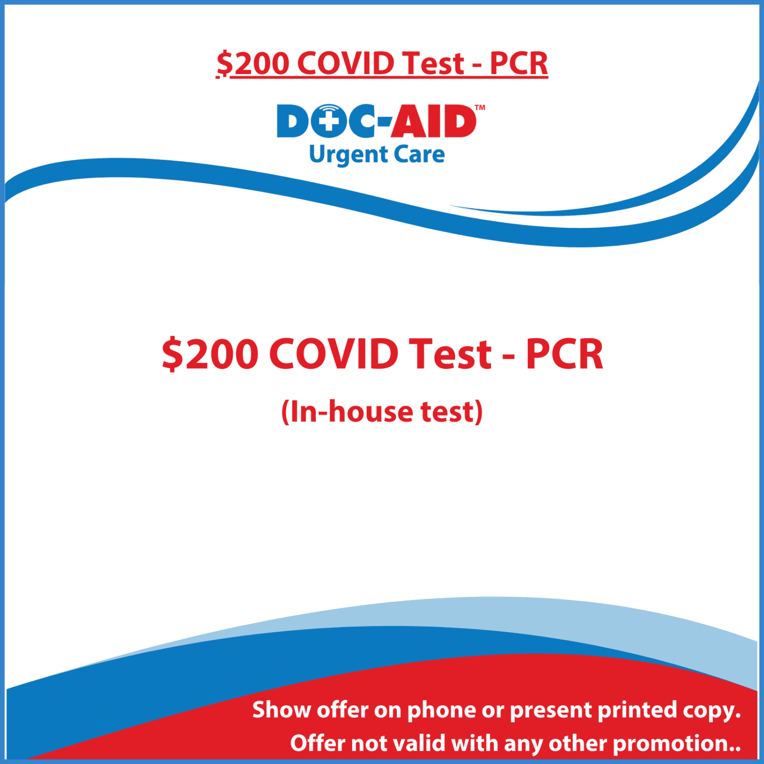 Special Pricing in Monarch Drive Laredo, TX DocAid Urgent Care