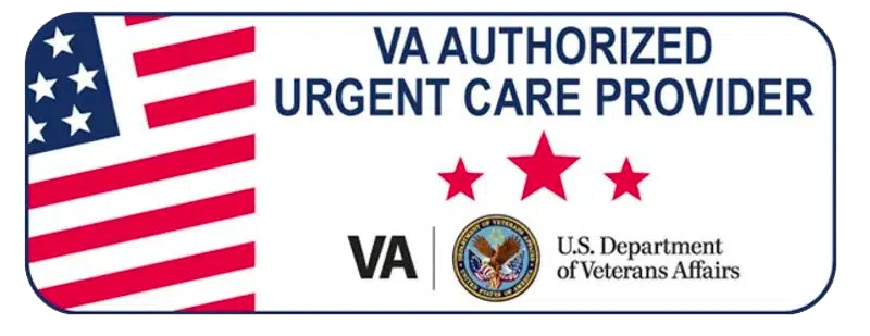 A picture of the va logo with three stars.