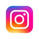 A square shaped logo of an instagram.