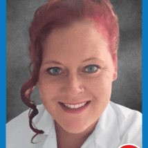 10 Here's an alt tag for the image: Smiling female healthcare professional.